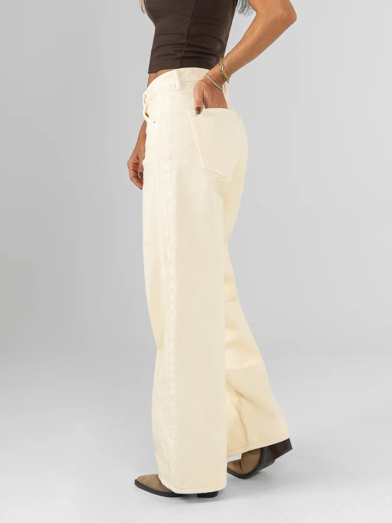 REF: DCN1100 Jean Mom Flare Palazzo Pastel Edition
