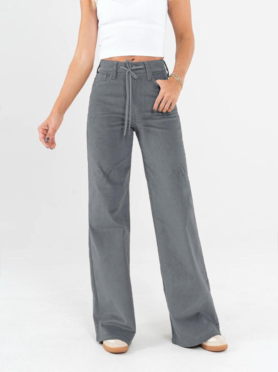 Ref: DCN855 Pantalón mom flare palazzo Pana stretch