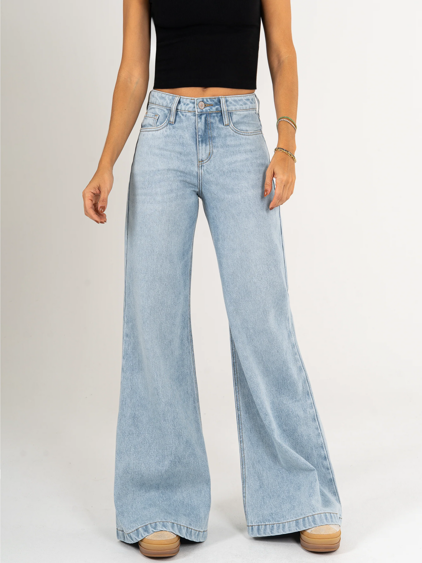 REF: DCN956 Y DCN951 Jean Mom Flare Palazzo