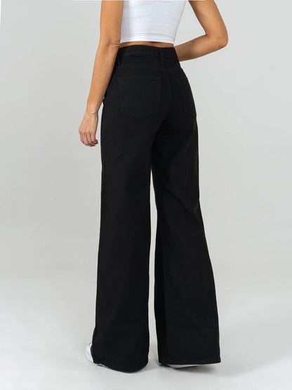 REF: DCN1013 Jean Mom Flare Palazzo