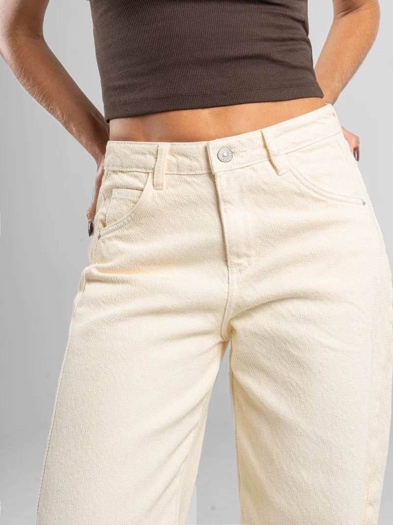 REF: DCN1100 Jean Mom Flare Palazzo Pastel Edition
