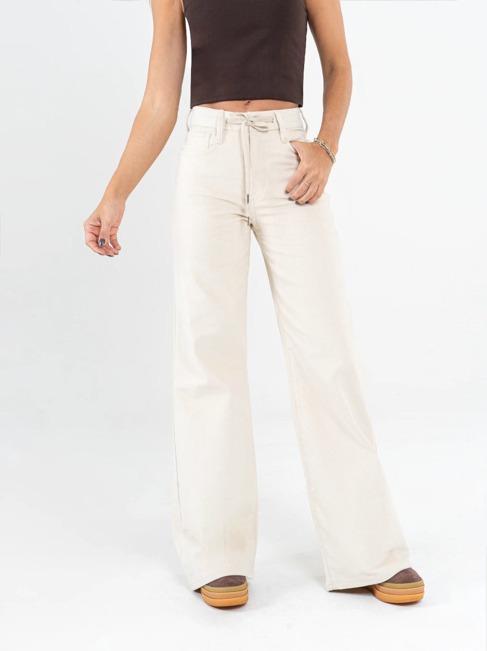 Ref: DCN977 Pantalón mom flare palazzo corduroy