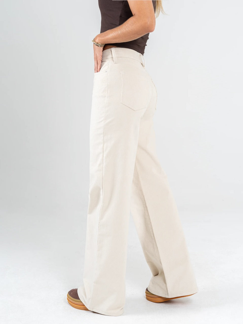 Ref: DCN977 Pantalón mom flare palazzo corduroy