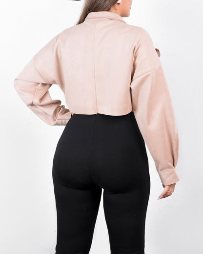 REF: CHQ840 Chaqueta Corta, Paño Licrado, Talla Unica.
