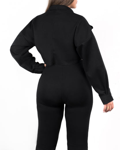 REF: CHQ840 Chaqueta Corta, Paño Licrado, Talla Unica.