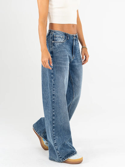REF: DCN875 Jean Mom Flare Palazzo Detalles