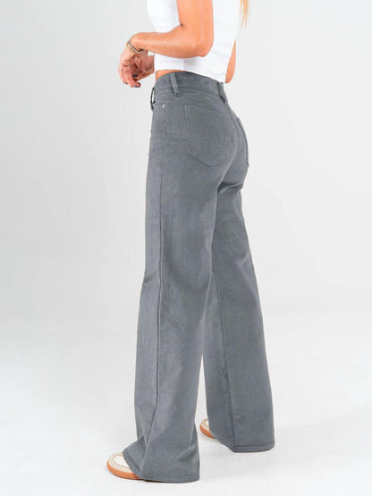 Ref: DCN855 Pantalón mom flare palazzo Pana stretch