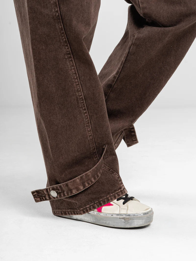 Ref: DCN1116 pantalon wide leg rígido detalle en bota