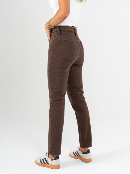 Ref: DCN973 Pantalón mom fit Strech, tiro alto