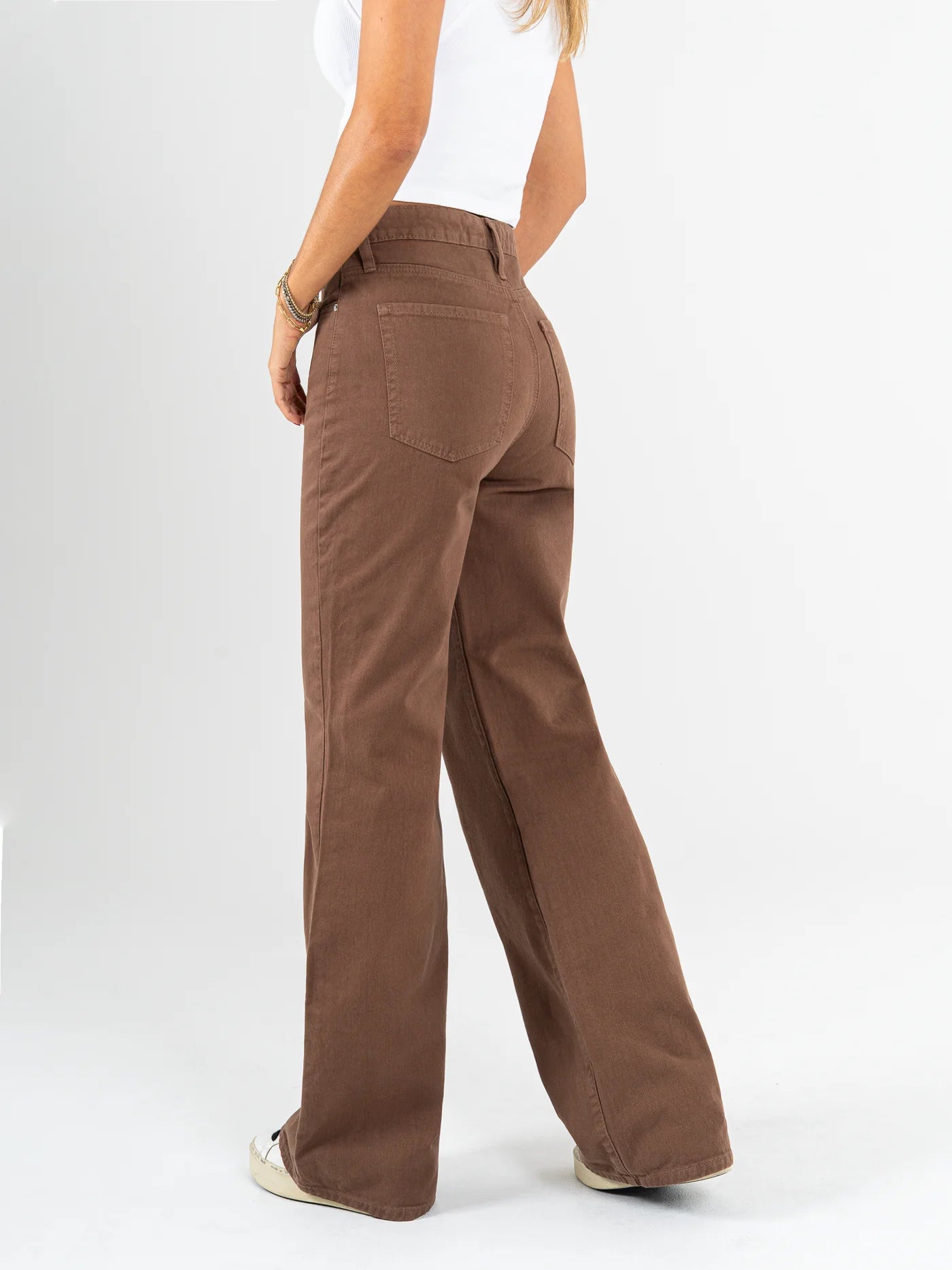 Ref: DCN965 Pantalón palazzo, rígido, tiro alto