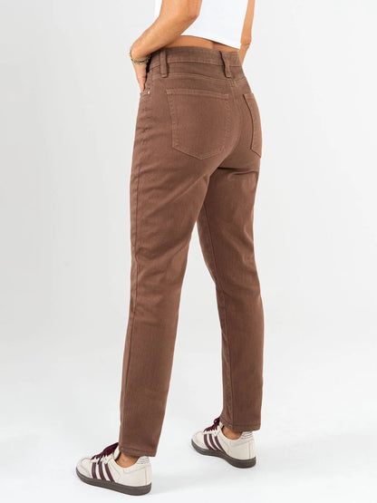 Ref: DCN959 Pantalón mom fit Rigido, tiro alto