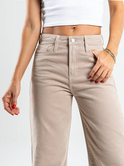 Ref: DCN965 Pantalón palazzo, rígido, tiro alto