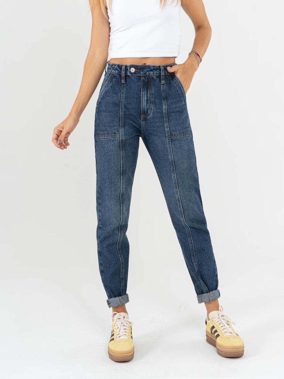 REF: DCN837 Jean Mom fit rígido, tiro alto, Piezas