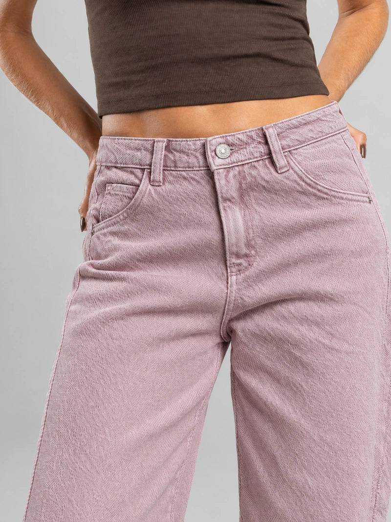 REF: DCN1100 Jean Mom Flare Palazzo Pastel Edition