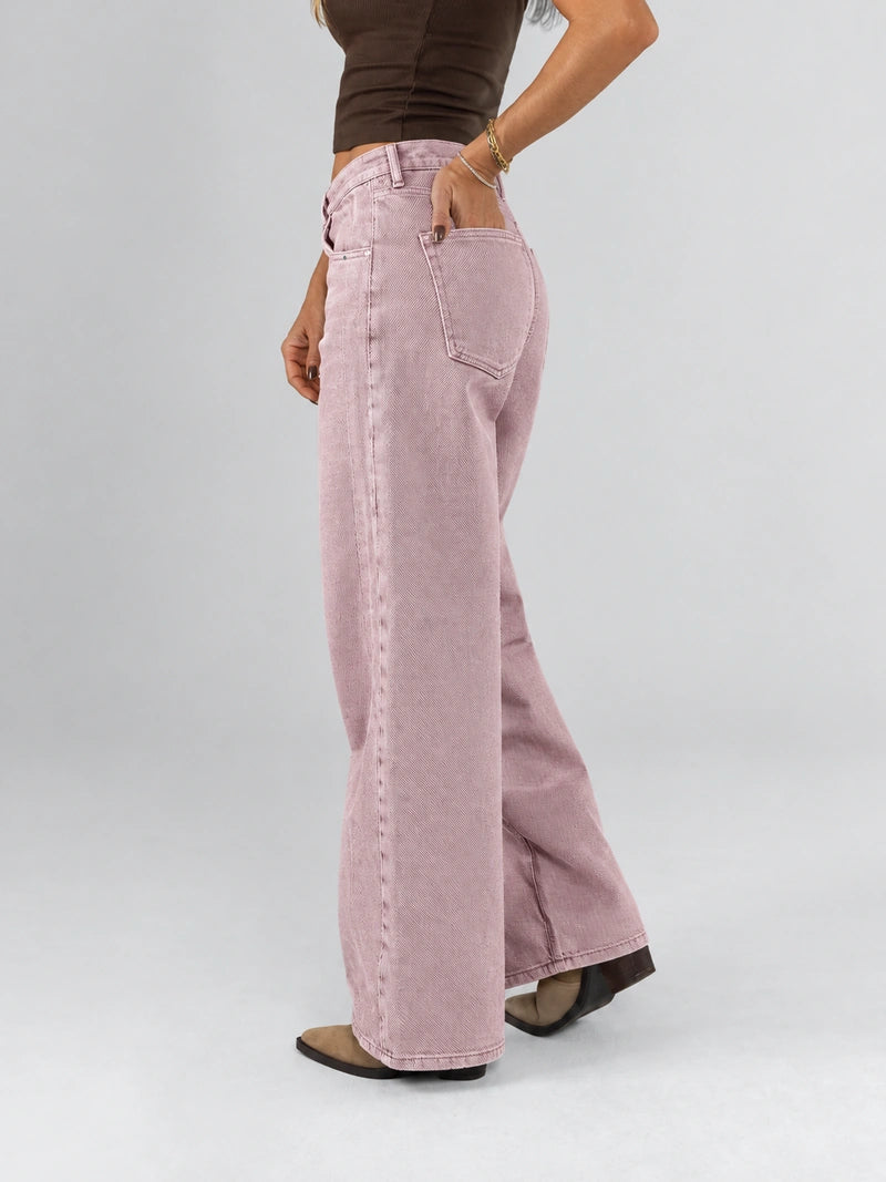 REF: DCN1100 Jean Mom Flare Palazzo Pastel Edition