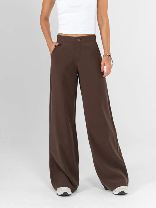 Ref: DCN1017 Pantalón Palazzo, tejido plano