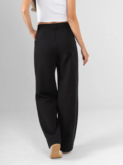 Ref: DCN1105 Pantalón Palazzo, tejido plano liviano, tiro alto.